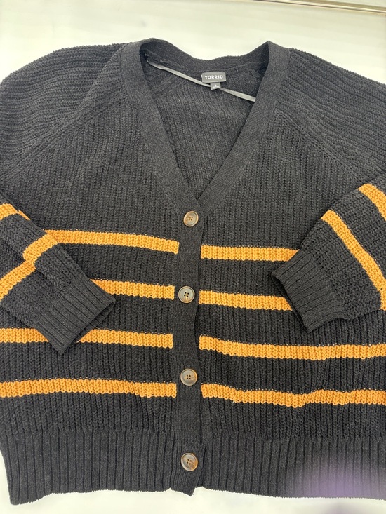 torrid Sweaters - Torrid Chenille V-Neck Cardigan in Deep Black